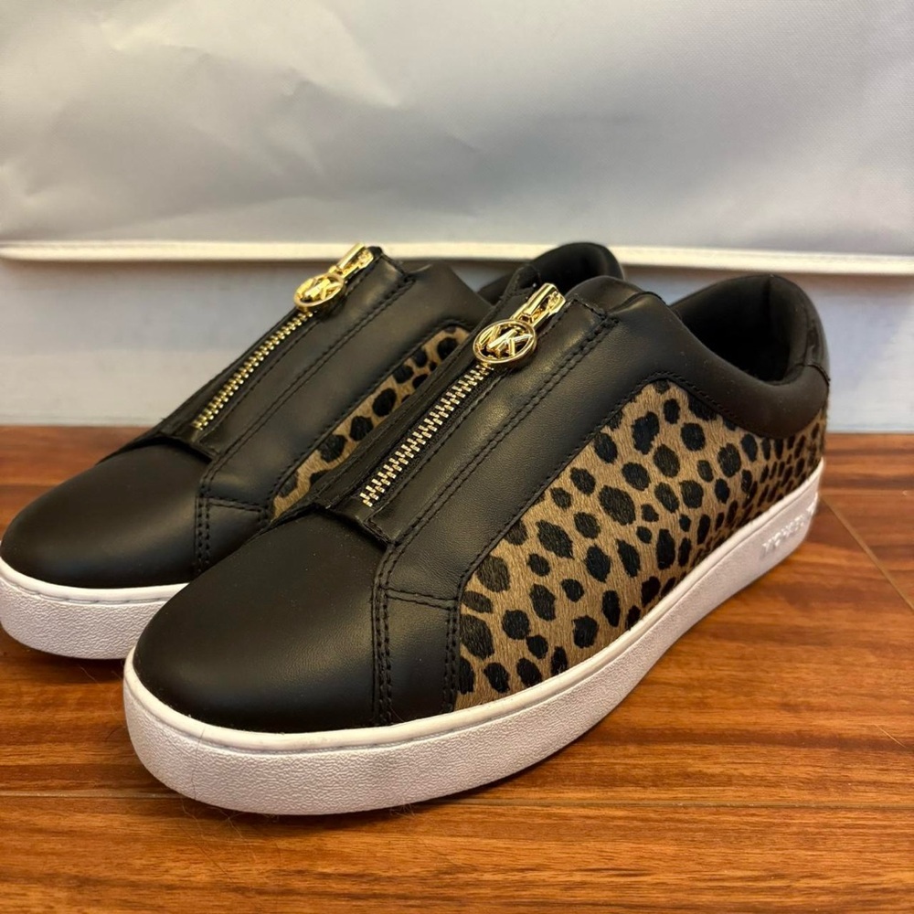 Michael Kors Black Leather Loafers
